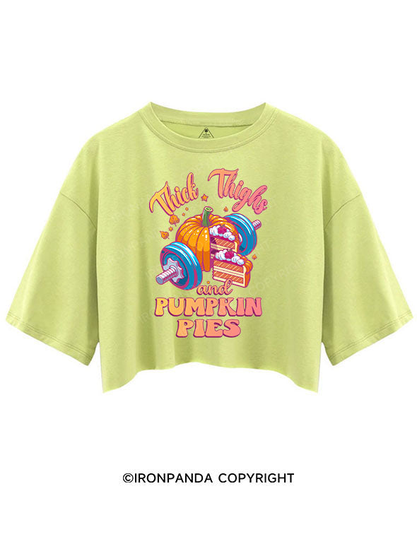 Thick Thighs Pumpkin Pies CROP TOPS