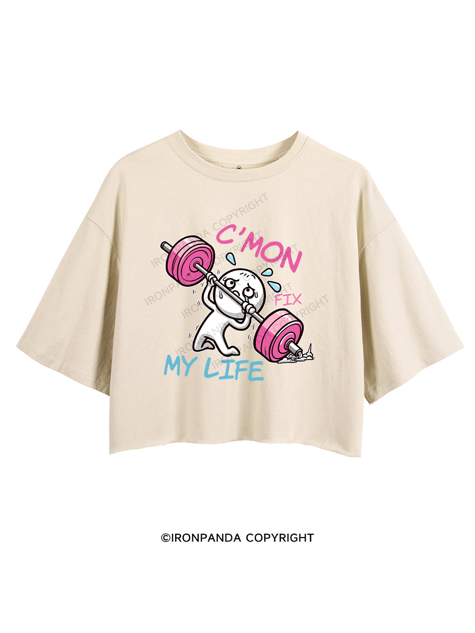 C'MON, FIX MY LIFE CROP TOPS