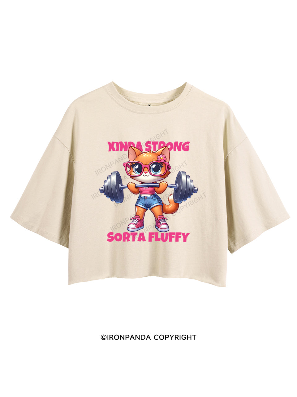 KINDA STRONG, SORTA FLUFFY CROP TOPS