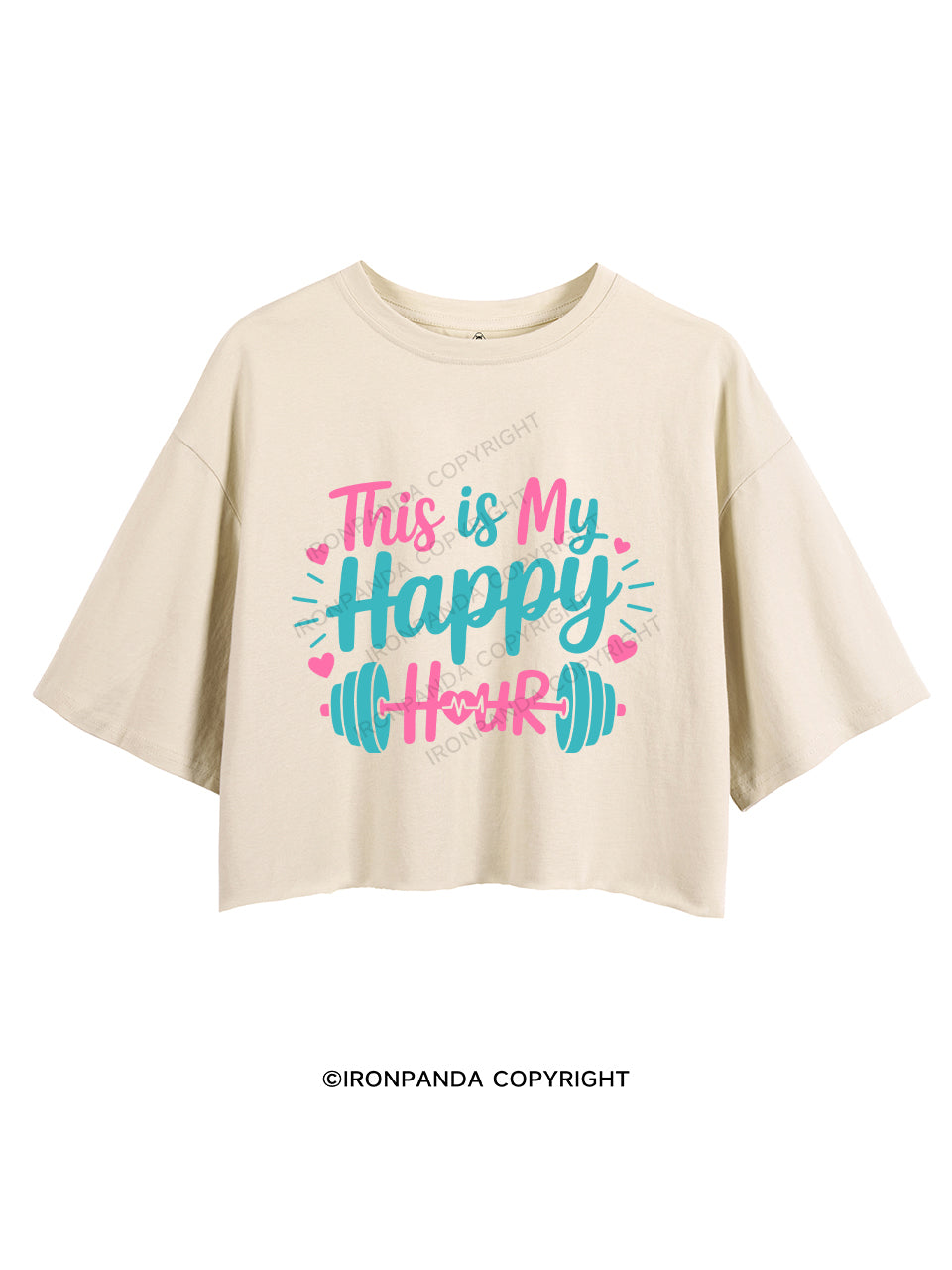 This Is My Happy Hour CROP TOPS