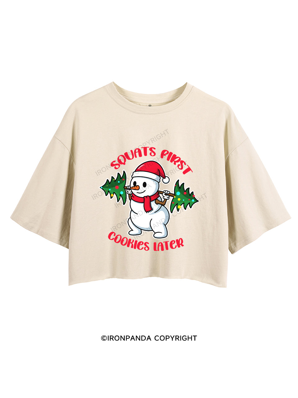 Squats First, Cookies Later! CROP TOPS