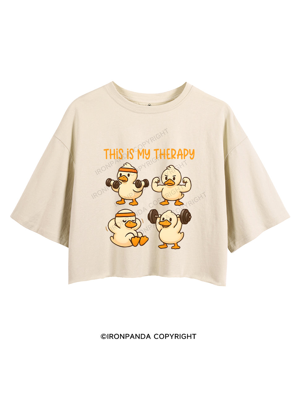 THIS IS MY THERAPY CROP TOPS