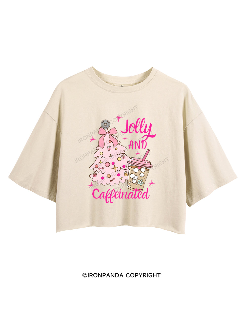 Jolly and Caffeinated CROP TOPS