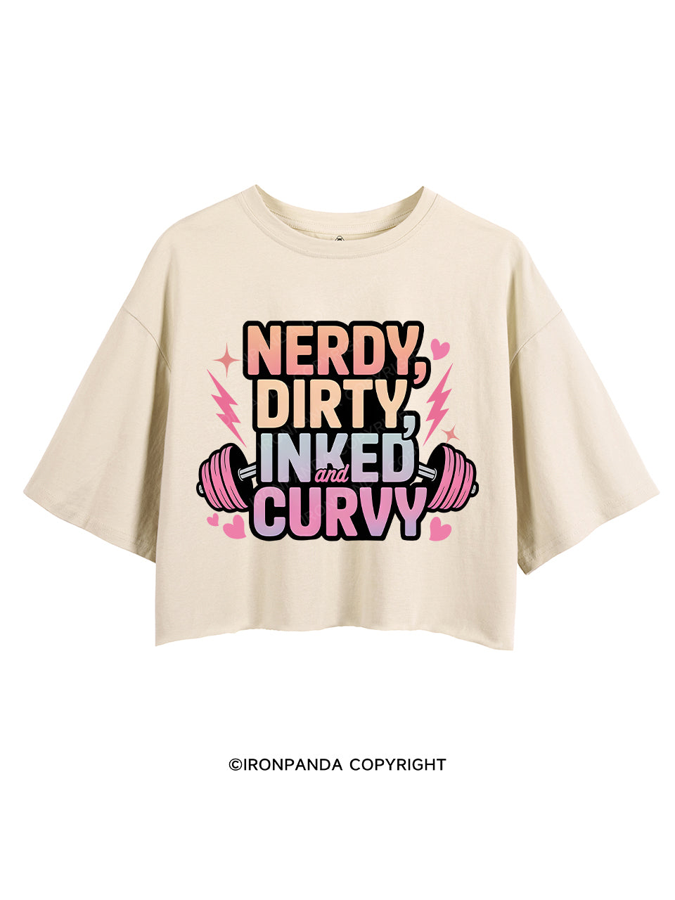 NERDY, DIRTY, INKED AND CURVY CROP TOPS