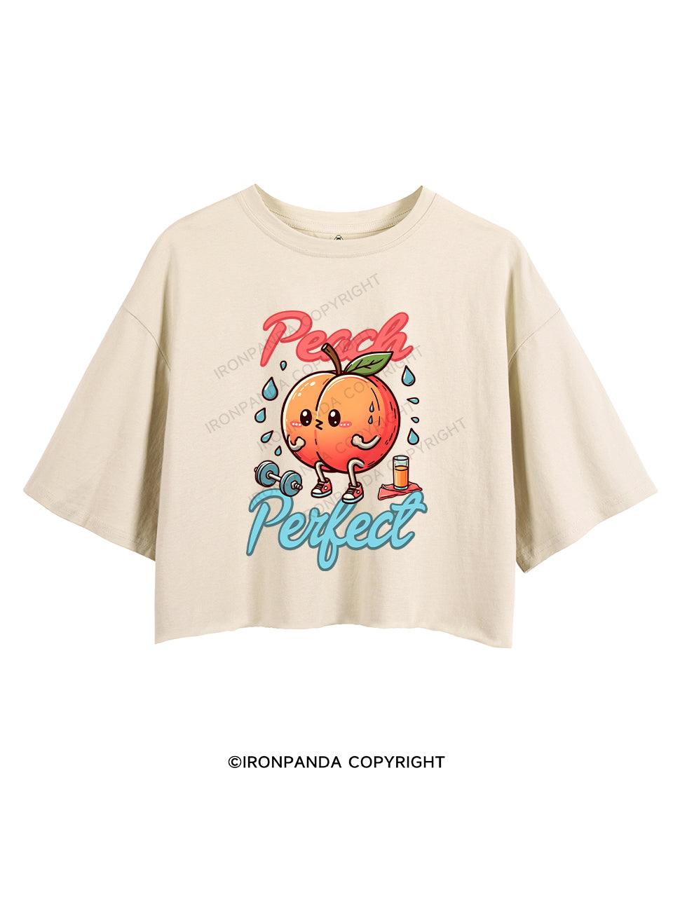 PEACH PERFECT CROP TOPS