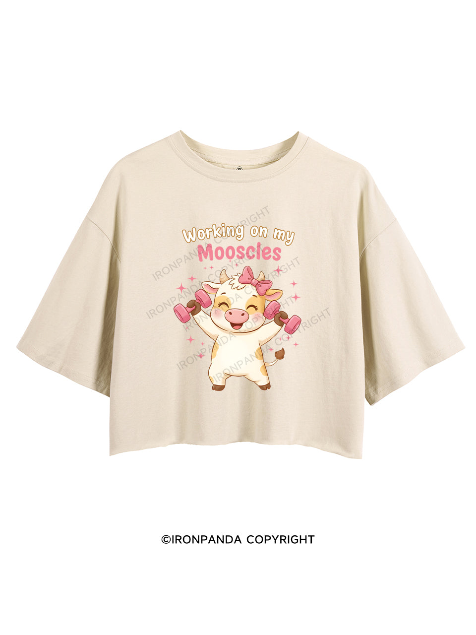 Working on my Mooscles CROP TOPS