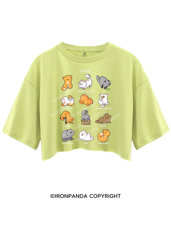 CAT YOGA CROP TOPS