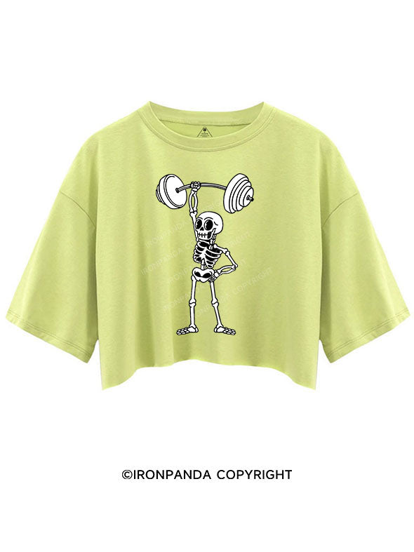 LIFTING SKELETON CROP TOPS