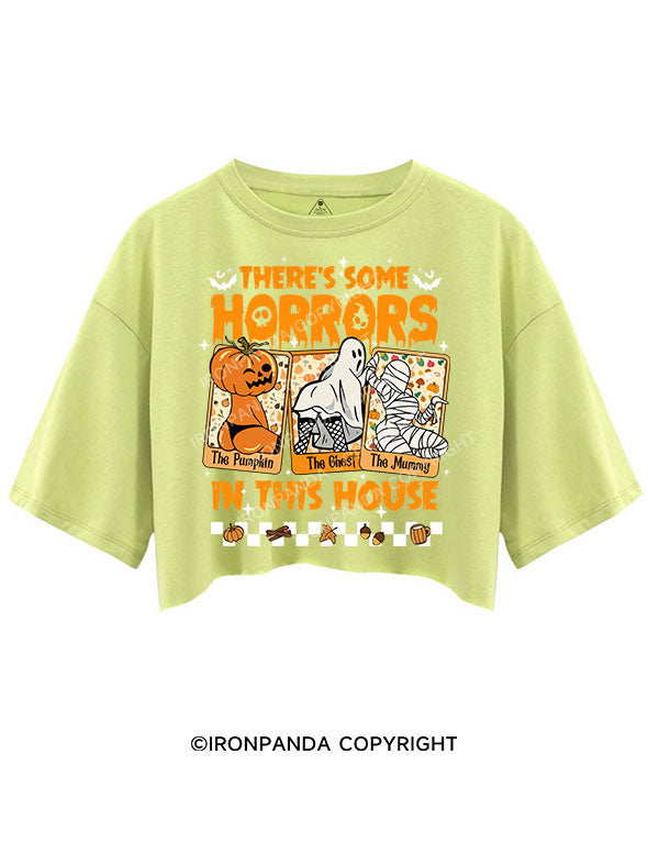 THERE'S SOME HORRORS IN THIS HOUSE CROP TOPS