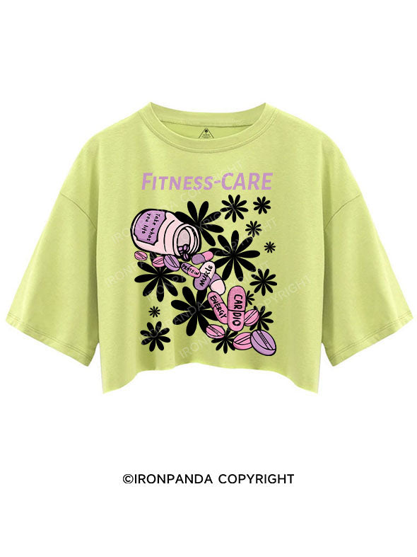 FITNESS-CARE CROP TOPS