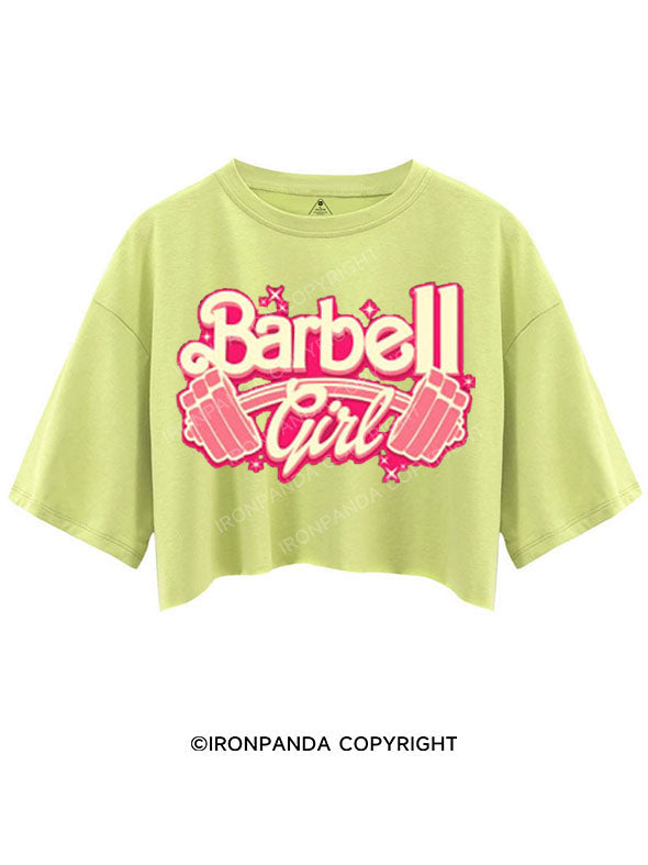 BARBELL GIRL CROP TOPS