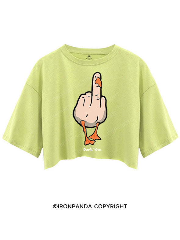 DUCK YOU CROP TOPS