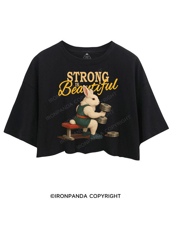 STRONG IS BEAUTIFUL CROP TOPS