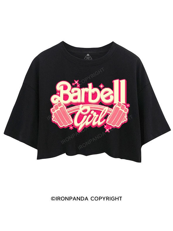 BARBELL GIRL CROP TOPS