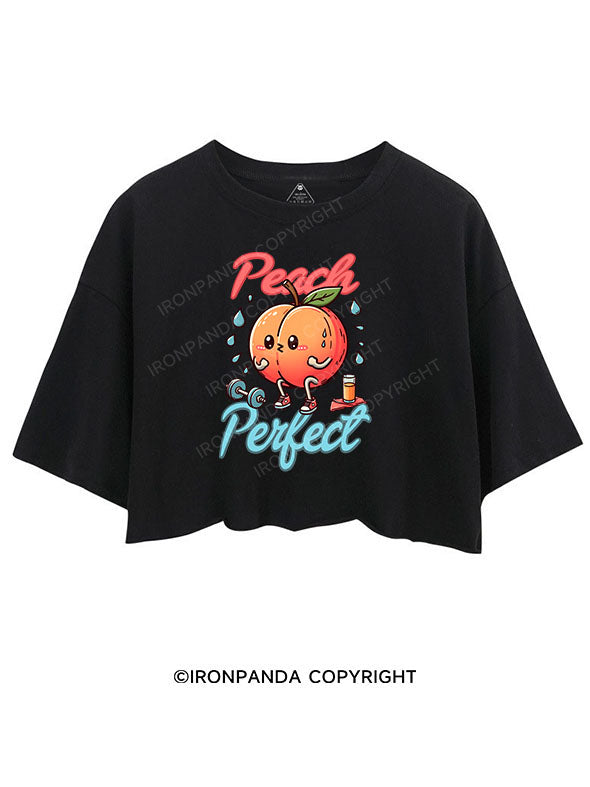 PEACH PERFECT CROP TOPS