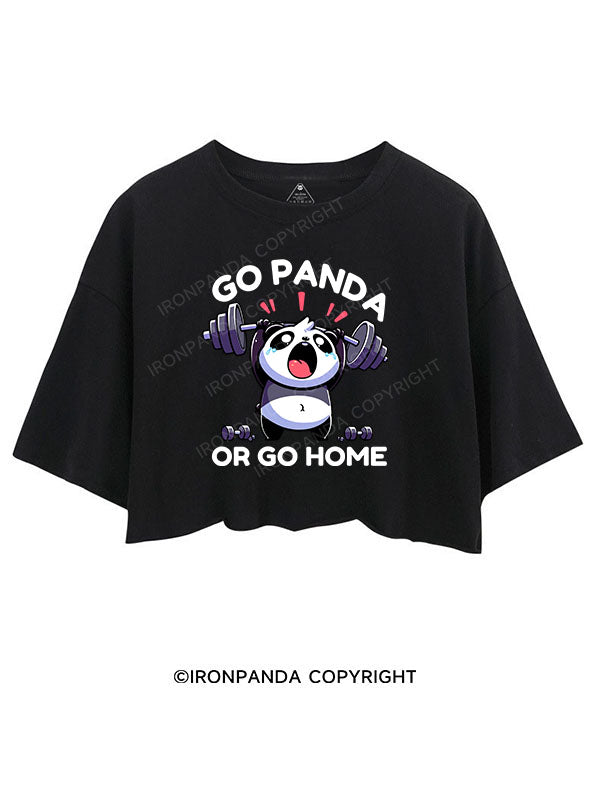 GO PANDA OR GO HOME! CROP TOPS