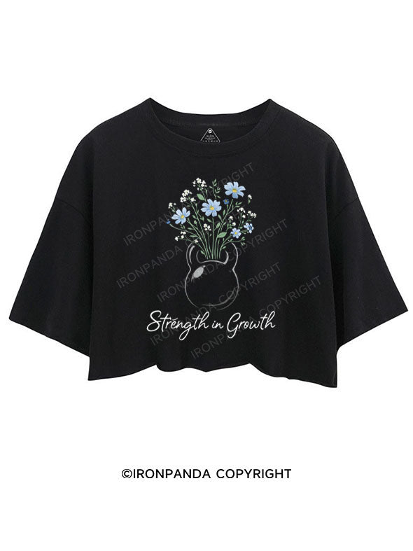STRENGTH IN GROWTH CROP TOPS