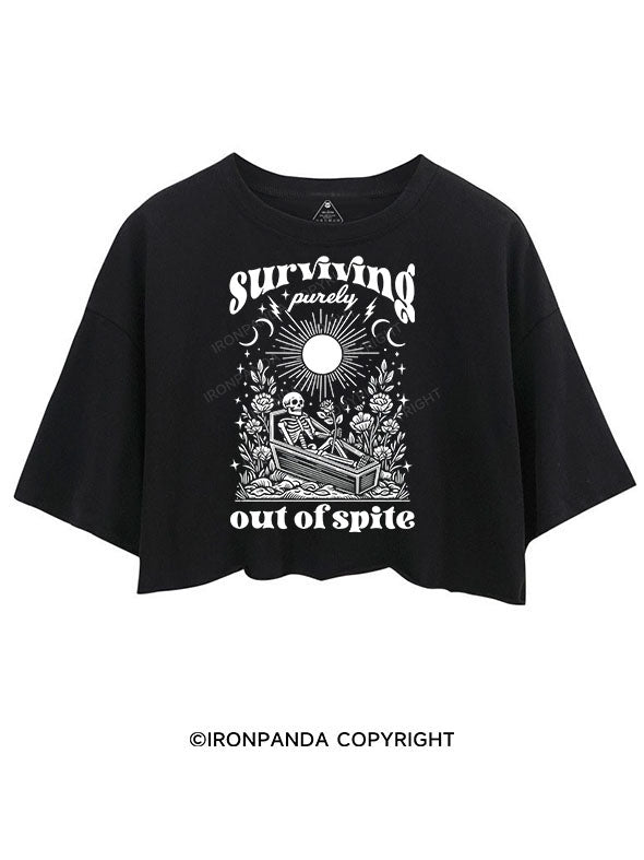 SURVIVING PURELY OUT OF SPITE CROP TOPS