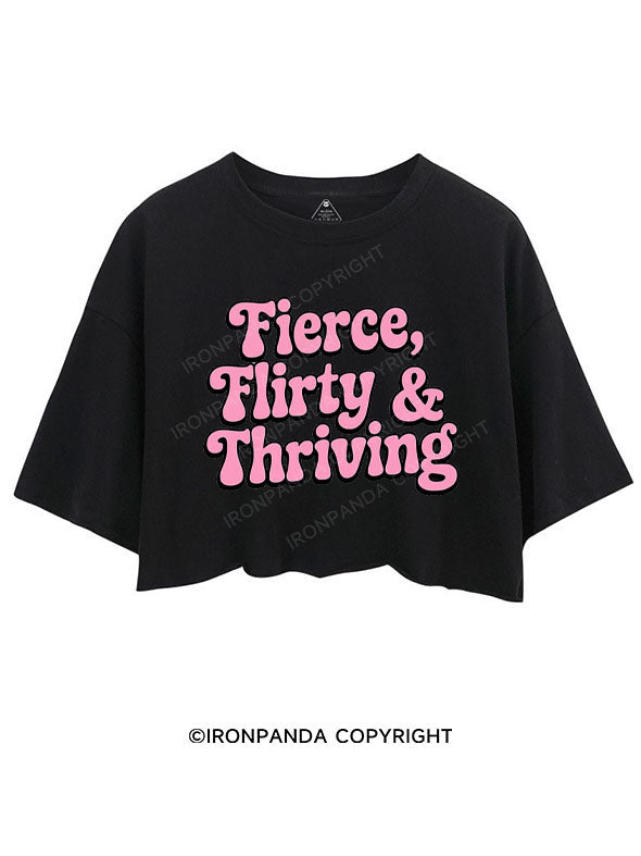 FIERCE, FLIRTY & THRIVING CROP TOPS