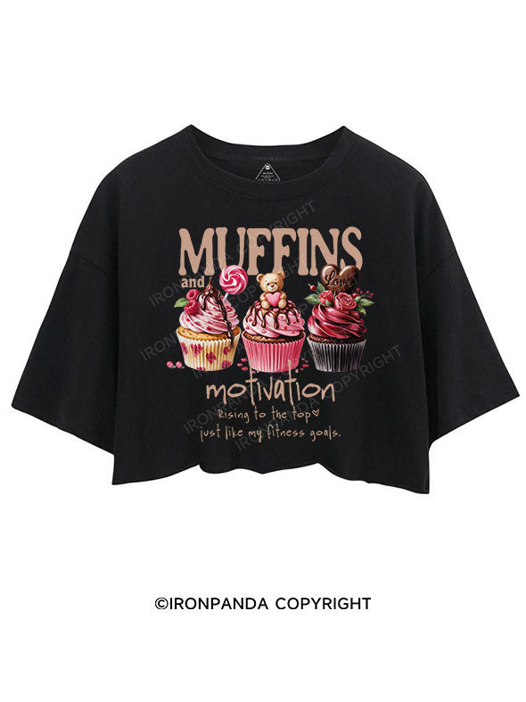 MUFFINS AND MOTIVATION CROP TOPS