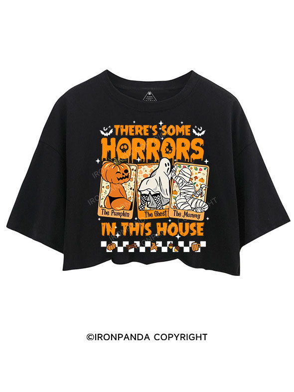 THERE'S SOME HORRORS IN THIS HOUSE CROP TOPS