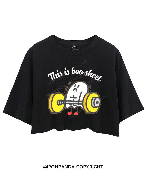 THIS IS BOO SHEET CROP TOPS