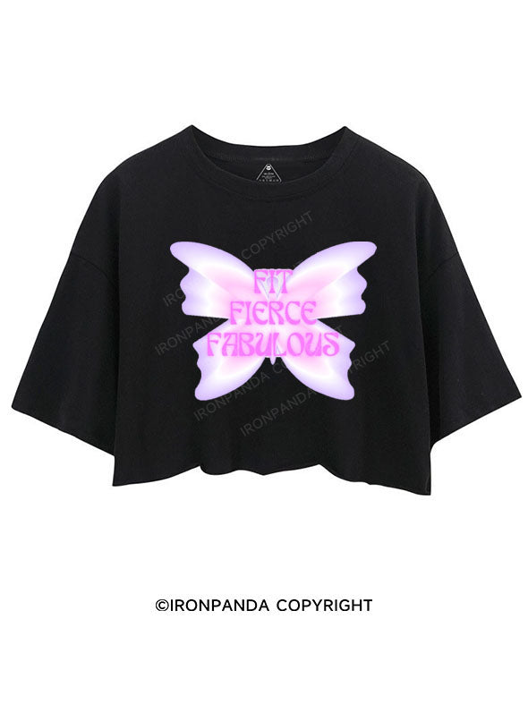 FIT FIERCE FABULOUS CROP TOPS