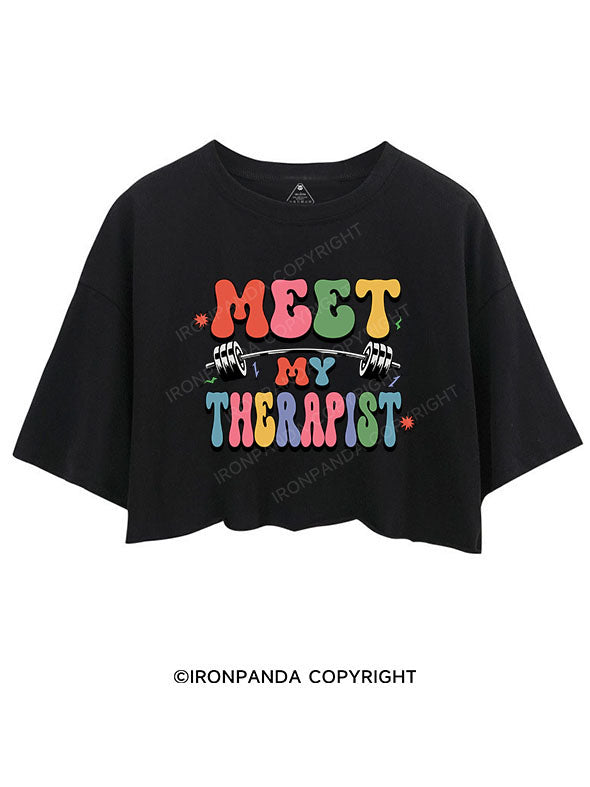 MEET MY THERAPIST CROP TOPS