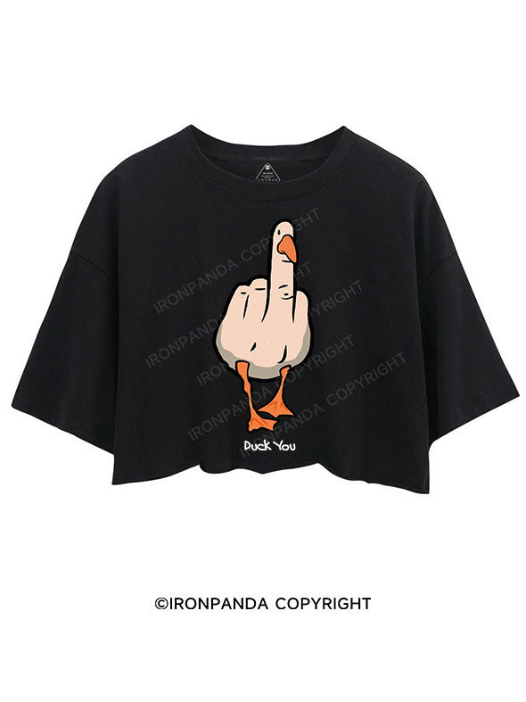 DUCK YOU CROP TOPS