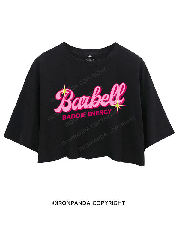 BARBELL BADDIE ENERGY CROP TOPS