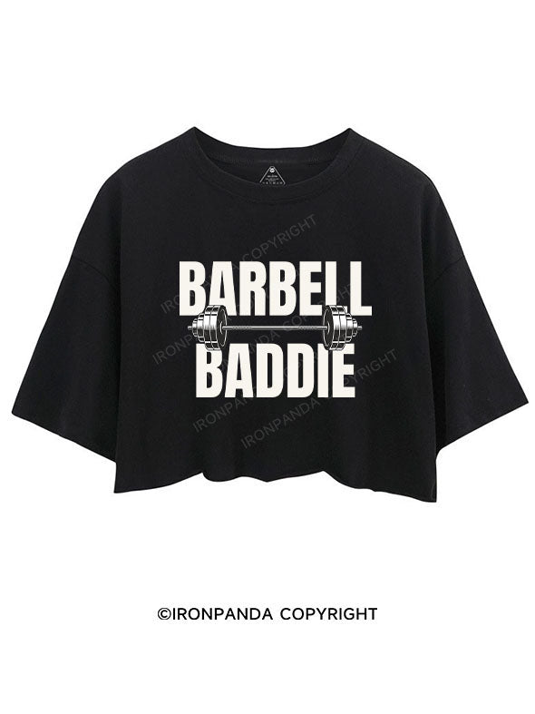 BARBELL BADDIE CROP TOPS