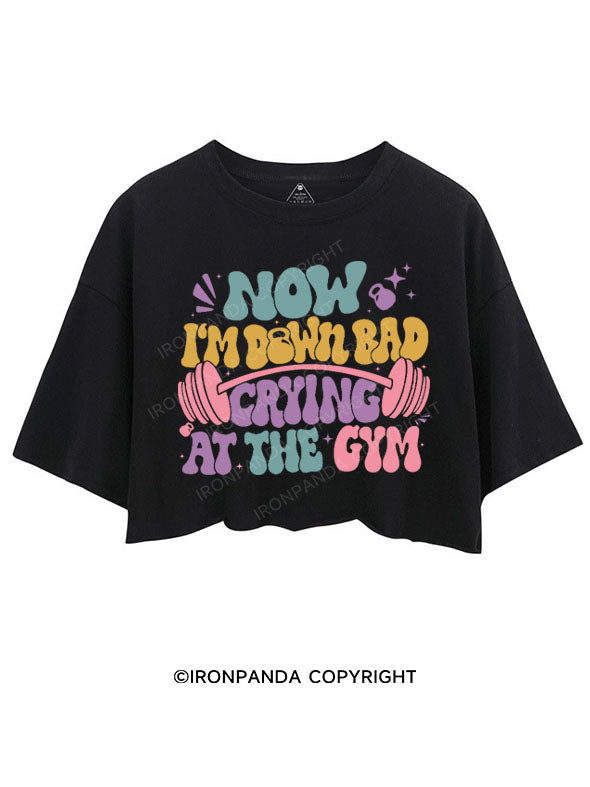 NOW I'M DOWN BAD CRYING AT THE GYM CROP TOPS