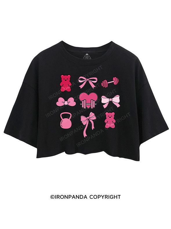 PINK POWER CROP TOPS