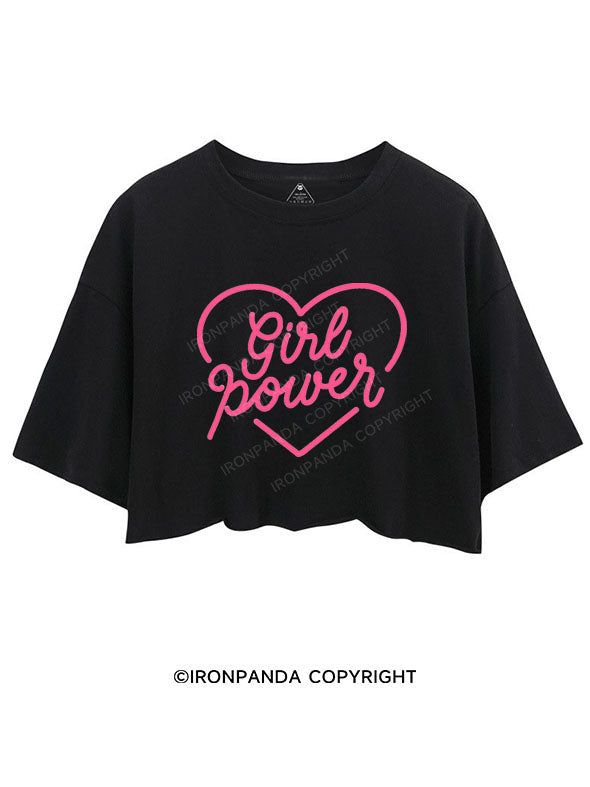 GIRL POWER CROP TOPS