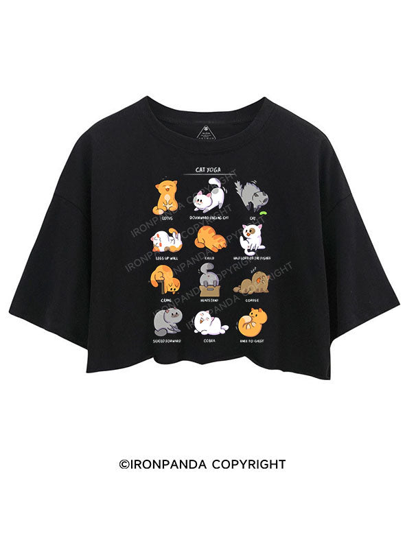 CAT YOGA CROP TOPS