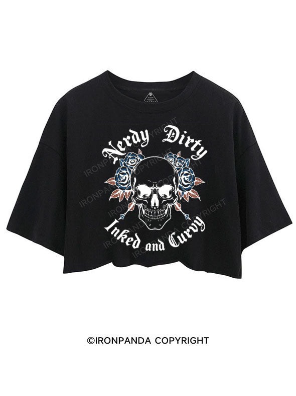 NERDY DIRTY INKED AND CURVY CROP TOPS