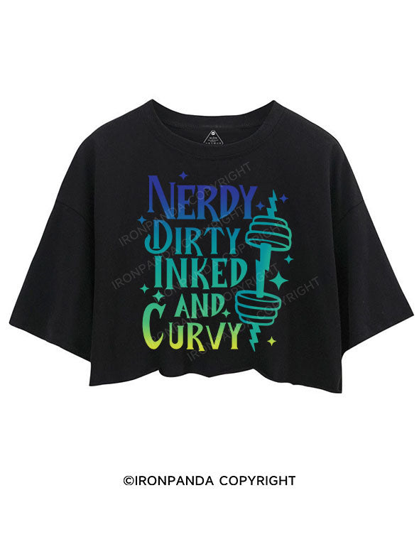 NERDY DIRTY INKED AND CURVY CROP TOPS