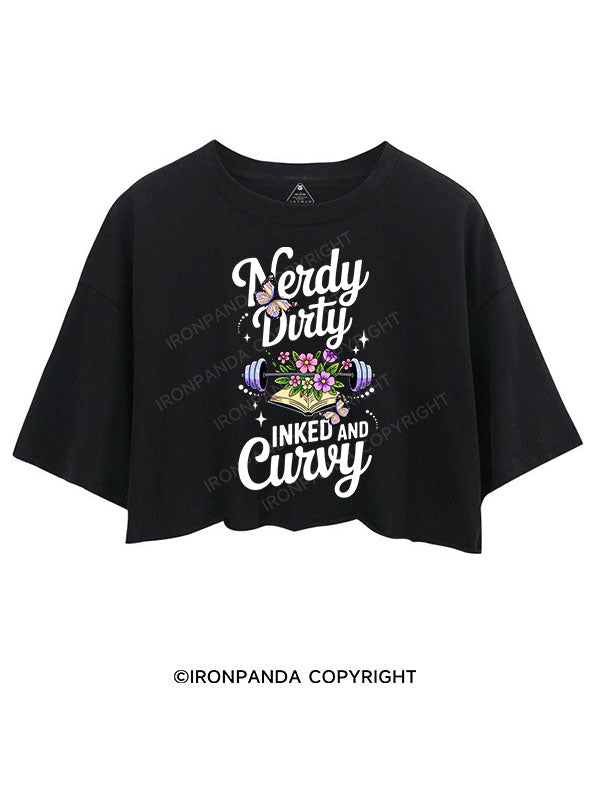 NERDY DIRTY INKED AND CURVY CROP TOPS