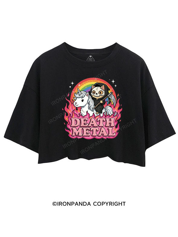 DEATH METAL CROP TOPS