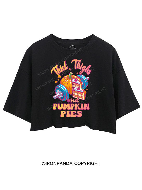 Thick Thighs Pumpkin Pies CROP TOPS