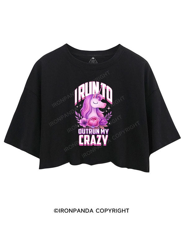I RUN TO OUTRUN MY CRAZY CROP TOPS