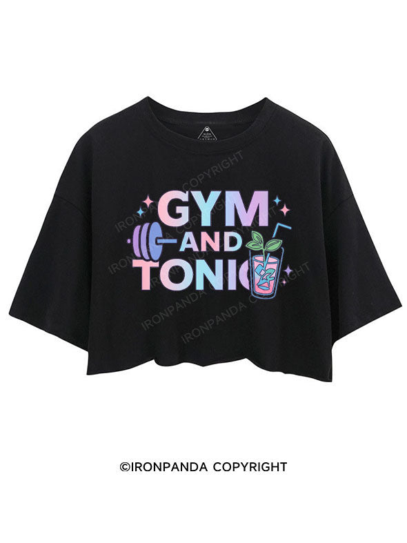 GYM AND TONIC CROP TOPS