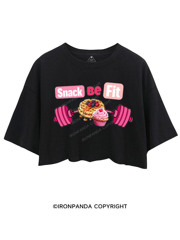 SNACK BE FIT CROP TOPS