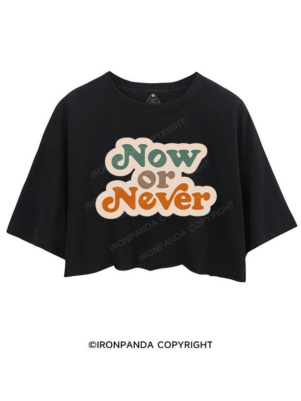 NOW OR NEVER CROP TOPS
