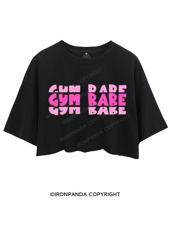 GYM BABE CROP TOPS