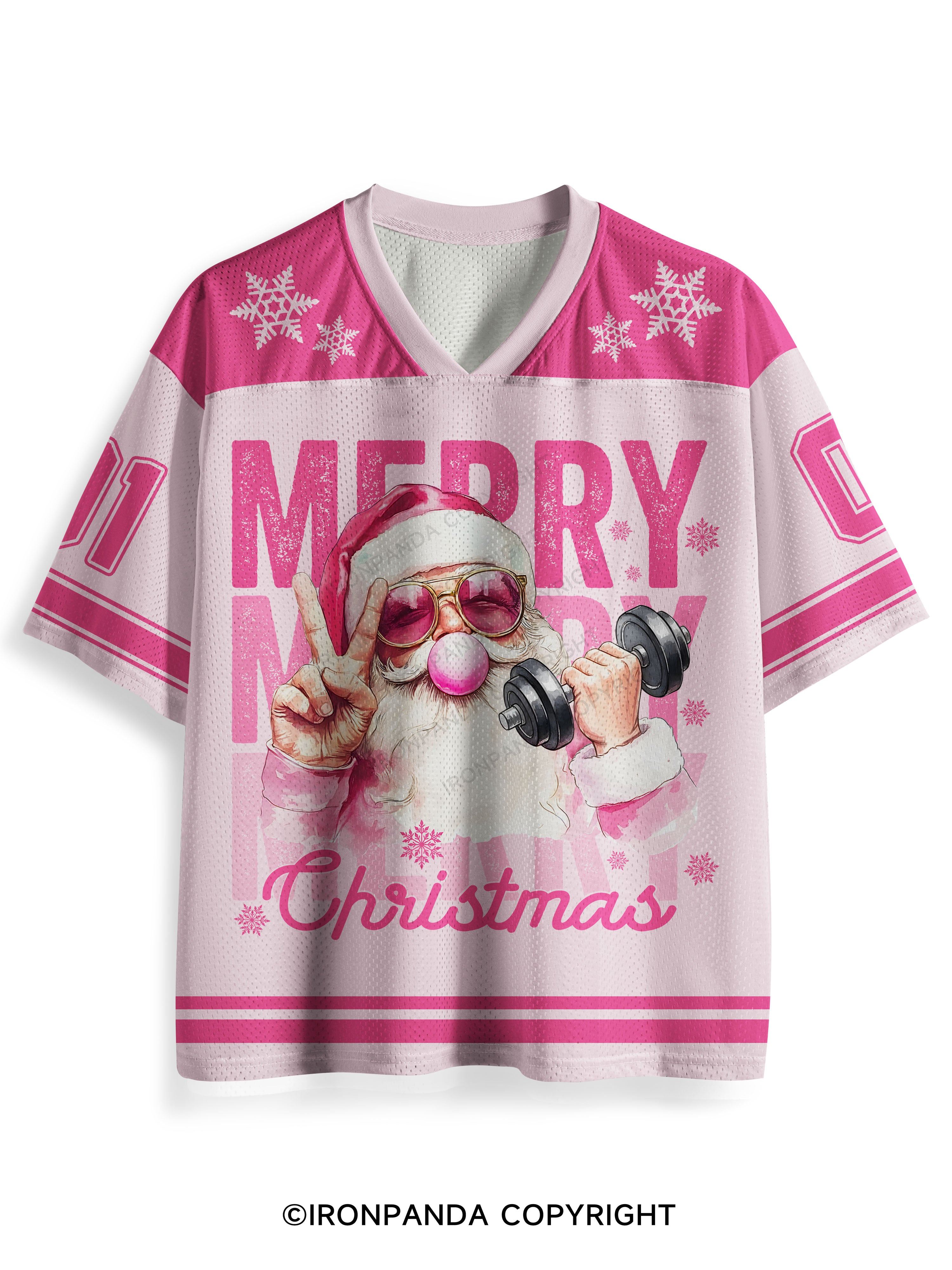 merry Christmas Mesh Jersey