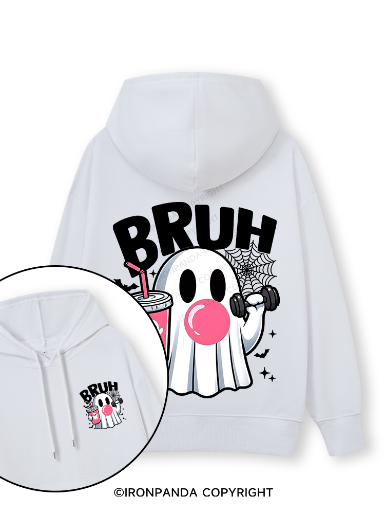 BRUH Double-Sided Printed Classic Gym Hoodie