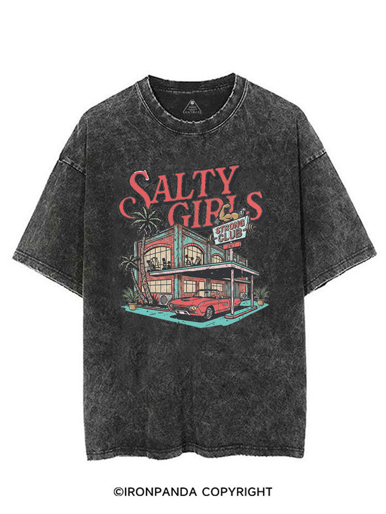 SALTY GIRLS STRONG CLUB VINTAGE GYM SHIRT