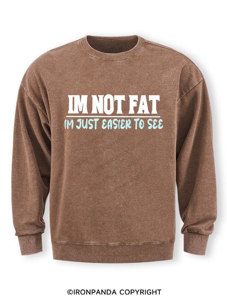 Just Easier to See Washed Sweatshirt