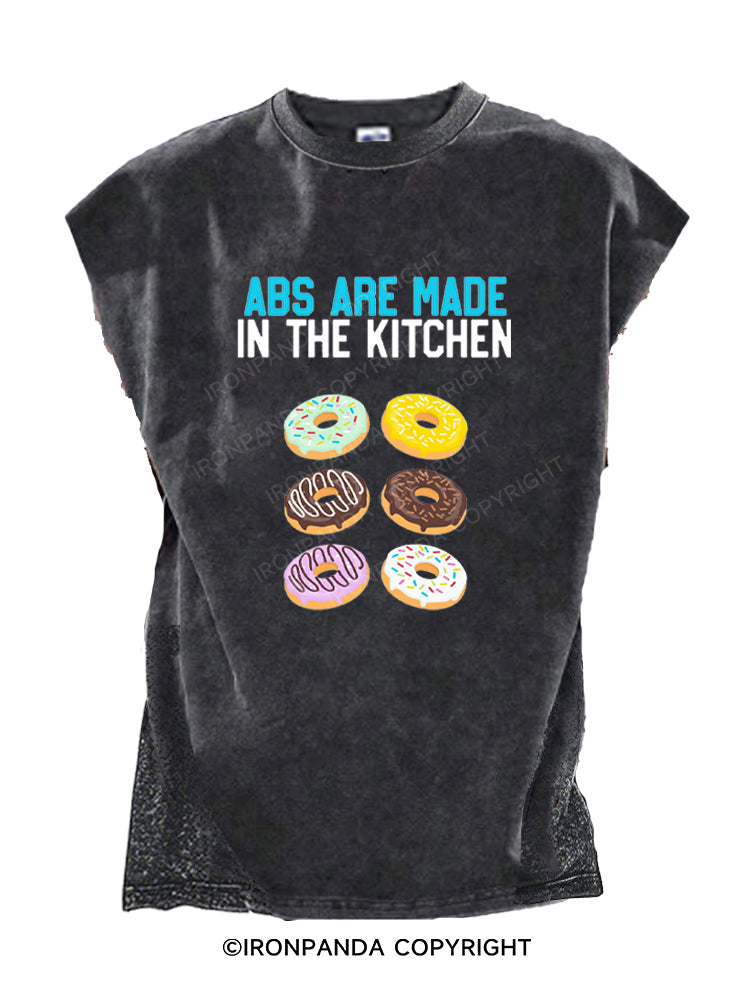 Donut Abs Are Made In The Kitchen Cut Off Tank